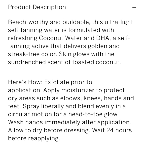 RESERVED🌞VS PINK SELF TANNING WATER - Picture 6 of 8